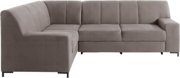 DOMO collection Ecksofa Ledas, mit extrabreiten Armteilen, wahlweise mit Bettfunktion