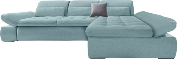 DOMO collection Ecksofa Aldo, mit Recamiere, wahlweise mit Bettfunktion