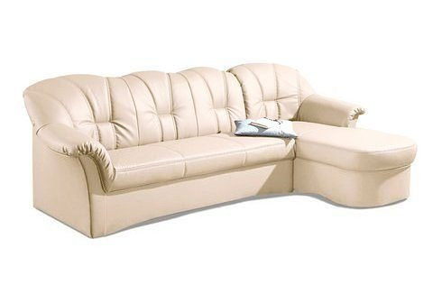 DOMO collection Ecksofa Papenburg, in großer Farbvielfalt, wahlweise mit Bettfunktion