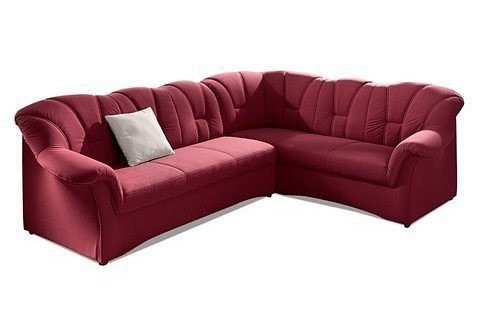 DOMO collection Ecksofa Papenburg B/T/H: 242/190/84 cm, wahlweise mit Bettfunktion, Langer Schenkel