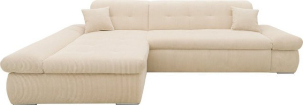 DOMO collection Ecksofa Moric Schlafsofa B/T/H 300/172/80 cm, viele Bezugsarten, auch in Cord, XXL-F