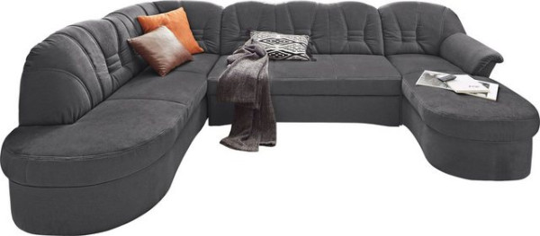 DOMO collection Wohnlandschaft Elva, wahlweise mit Bettfunktion und Federkern